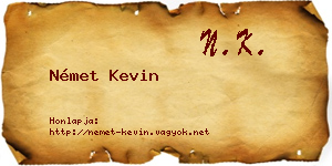 Német Kevin névjegykártya